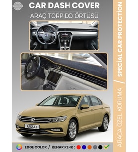 VOLKSWAGEN PASSAT B8 (2015-2020) Torpido Örtüsü Ön Göğüs Koruma Torpido Koruma Tam Uyum UV Koruma