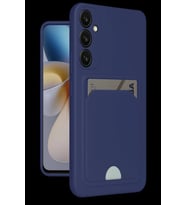 Pilelistore   Samsung Galaxy A26 Kılıf Kelvin Kartvizitli Silikon - Lacivert