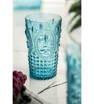 Akrilik Aquamarin Tekli Uzun Bardak & Su Meşrubat Bardağı 750 Ml ( Büyük Boy & Cam Değildir )