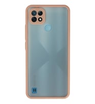 Realme C21 Kılıf Montreal Silikon Kapak - Pembe