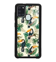 Samsung A21s Uyumlu Tukan Kuşu Tasarımlı Glossy Telefon Kılıfı