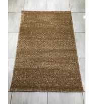 Saray Halı Gizem 125X180 El Örgüsü Düz Renk Açık Kahve Halı !