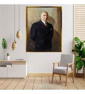 ÇERÇEVELİ ATATÜRK TABLO S693