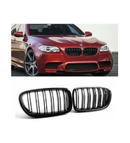 bmw 5.seri f10 uyumlu plastik parlak siyah m5 panjur-böbrek