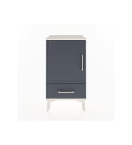 Arges Komodin 2 Raflı Tek Çekmeceli Tek Kapaklı 44x30x80 Aytaşı-Antrasit