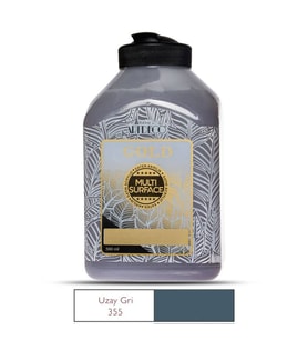 Artdeco Gold Multi Surface Akrilik Boya 500 ml. 355 UZAY GRİ 