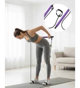 Pilates Bar Direnç Aleti Duruş Geliştirici ve Kas Güçlendirici