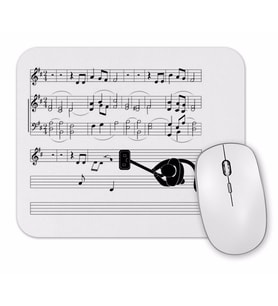 Notalı Müzik  Notalar Komik Mouse Pad