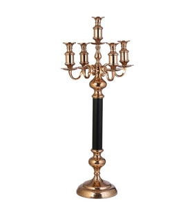 Vitale Andre 5'li Bronz Şamdan 44x105 cm AK.IR0273