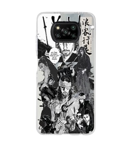 Poco X3 Pro / X3 NFC Uyumlu Vagabond Tasarımlı Şeffaf Telefon Kılıfı