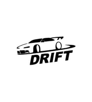 Drit Araba Sticker17x17 Cm Siyah