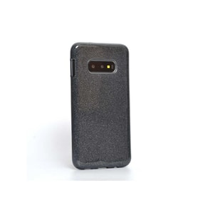 Samsung Galaxy S10E Uyumlu Kılıf Zore Shining Silikon (Siyah)