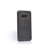 Samsung Galaxy S10E Uyumlu Kılıf Zore Shining Silikon (Siyah)