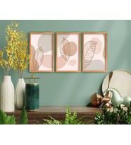 BK Home Dekoratif 3’lü Retro Ahşap Tablo-12