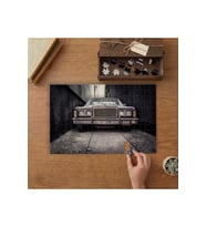 Klasik Araba Görüntüsü Tasarımı 240 parça Ahşap Puzzle Ahşap Kutuda MP04360