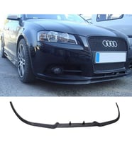 Audi A3 S3 8P 2008 - 2013 Ön Lip Mat Siyah  Ön Tampon Lip