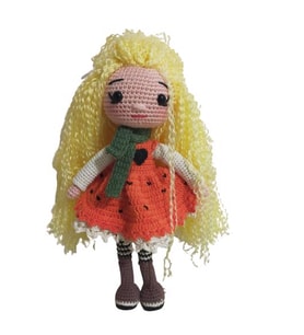 Kış Güneşi Bebek Amigurumi Organik Oyuncak