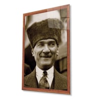 Atatürk Cam Tablo 4 mm Dayanıklı Temperli Cam