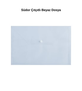 Çıt Çıtlı Dosya Beyaz (SB1310)