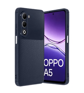 Oppo A5 4g Auto Focus Karbon Kapak - Lacivert