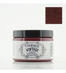Cadence Vintage Legend Antik Eskitme 150 ml. VL-05 BORDO 