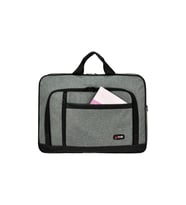 GALB Leather Gri Evrak Cantasi Unisex Gri 17.2 Inc Laptop & Cantasi