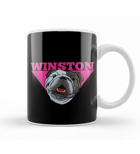 Winston Bulldog Smith Kupa Bardak Porselen