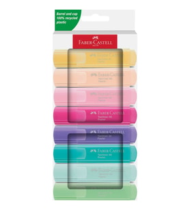 Faber Castell Textliner 46 Fosforlu Kalem 8'li Pastel Renkler 2024 Seti