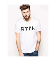 Tshirthane Göktürk Tişört Erkek Tshirt (Beyaz)