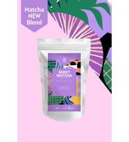Berry Matcha - Böğürtlen Aromalı Matcha, 100 gr
