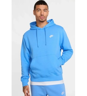 Nike Sportswear Clup Hoodie Erkek Mavi Spor Sweatshrit