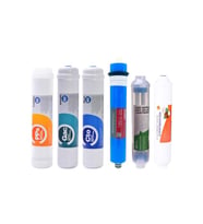 Kapalı Kasa Su Arıtma Cihazı 6 Lı Inline Filtresi Seti 6 Aşamalı Lg & Kuno Membran