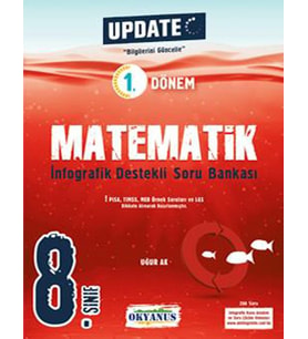 8. Sınıf 1. Dönem Matematik İnfografik Destekli Update Soru Bankası Okyanus Yayınları