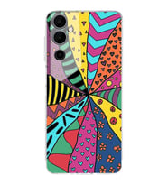 PrintiFy Tecno Pova Neo 2 ile Uyumlu Retro Color 4  Kamera Korumalı Şeffaf  Kılıf