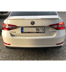 Skoda Super B Bagaj Üstü Spoiler 2015+