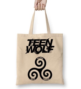 Teen Wolf Alpha Beta Omega Bez Çanta Uzun Saplı