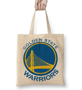 Golden State Warriors Logo Bez Çanta Uzun Saplı