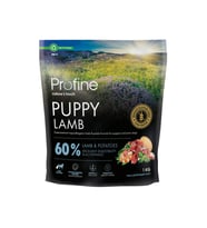 Profine 1kg Gluten Free Puppy Lamb Glutensiz Kuzu Etli Yavru Köpek Maması (Siyah)