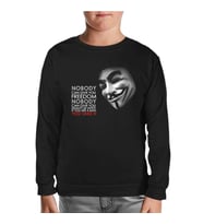 Vandetta - Freedom Siyah Çocuk Sweatshirt