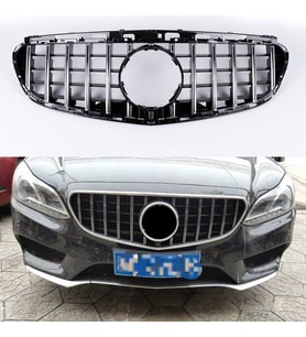 Mercedes w212 gtr ön panjur ızgara seti krom-siyah 2013-2016 arası