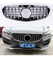 Mercedes w212 gtr ön panjur ızgara seti krom-siyah 2013-2016 arası