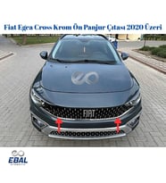 Fiat Egea Cross Krom Ön Panjur Çıtası 2020 Üzeri Paslanmaz Çelik (Gümüş)