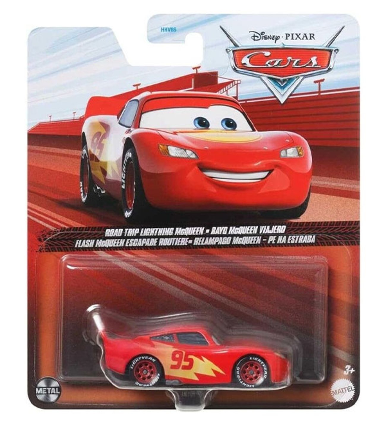 Disney Pixar Cars - Road Trip Lightning Mcqueen (1/55)