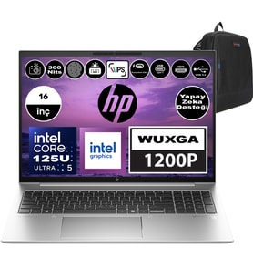 Hp Elitebook 860 G11 Intel Core Ultra 5 125U 64GB DDR5 2TB SSD 16" IPS WUXGA Windows 11 Pro Taşınabilir Bilgisayar 8A4S8EA11 + Zetta Çanta