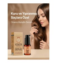 Keratin Therapy Keratin Kompleks İçeren Yoğun Onarıcı  Saç Serumu - Kuru ve Yıpranmış Saçlar 30ml