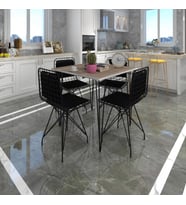 Knsz masa sandalye takımı hem75mazlum crdsyh 080*080 sm 4 sandalye syhsyh sırt minderli