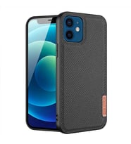 Dux Ducis Fino Serisi iPhone 12 -12 Pro 6.1inç Kılıf Premium Dokuma Silikon Kıl? - SSSSSS4261-9