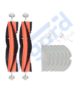 Dreame F9 - Z10 Pro Uyumlu 2 Ana Fırça 2 Yan Fırça 6 Mop PKT-iasgf0001086
