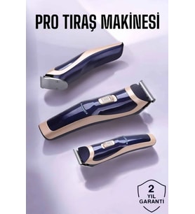 Mey İthalat® Profesyonel Şarjlı Saç ve Sakal Traş Makinesi Kolay Kullanım