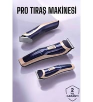 Mey İthalat® Profesyonel Şarjlı Saç ve Sakal Traş Makinesi Kolay Kullanım